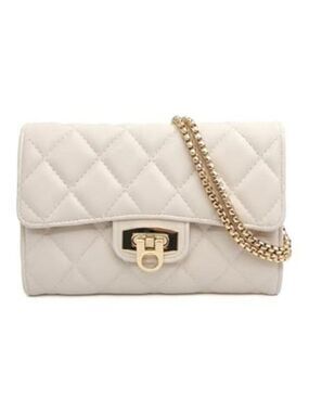 Small White Quilted Clutch Purses Women